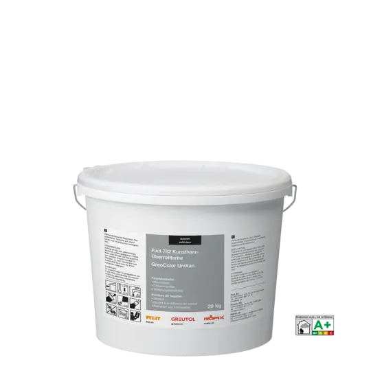 FIXIT 782 Kunststofffarbe Weiss – Fassadenfarbe für Aussen & Innen, 20 kg