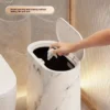 Nr.17 Moderner Mülleimer ,Farbe der Holzmaserung für Badezimmer, Küche, Wohnzimmer – Bild 7
