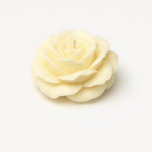 Rosenkerze aus Bio-Sojawachs