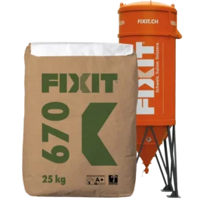 Fixit 670 Verlängerter Zementmörtelanwurf / Konventioneller Zementgrundputz 25 kg