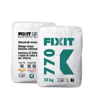 Weisskalk-Innenabrieb 25 kg Fixit 770 mineralischer Deckputz für Innenflächen
