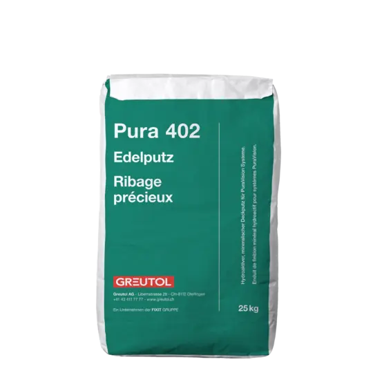 Mineralischer Deckputz Pura Edelputz 402 für PuraVision Systeme