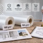 Glasfasergewebe kaufen: Armierungsgewebe 160 oder 165 g/m² für Fassade und WDVS