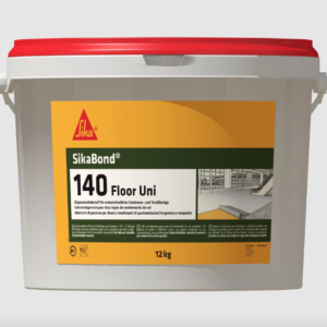 SikaBond®-140 Floor Uni – Universeller Dispersionsklebstoff für Textil-, PVC-, Linoleum-, Kautschuk- und Korkbeläge (Eimer 12 kg)