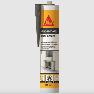 SikaSeal-403 Heat Cement hitzebeständiger Fugenfüller schwarz Kartusche 300 ml