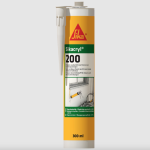 Sikacryl-200 Acryl-Dichtstoff für Innen und Aussen weiss Kartusche 300 ml