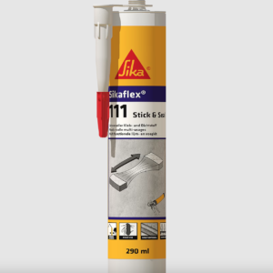 Sikaflex-111 Stick & Seal elastischer Kleb- und Dichtstoff Kartusche 290 ml