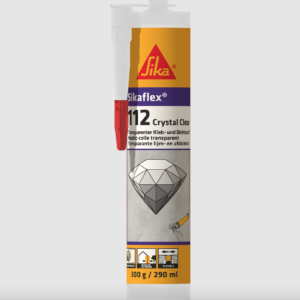 Sikaflex-112 Crystal Clear transparenter Kleb- und Dichtstoff Kartusche 290 ml
