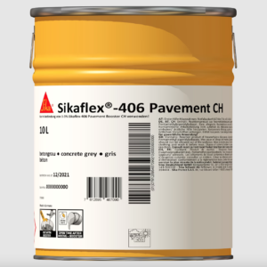 Sikaflex-406 Pavement CH selbstnivellierender Fugendichtstoff Eimer 10 l betongrau
