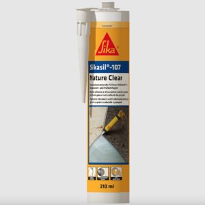 Sikasil-107 Nature Clear transparentes Naturstein-Silikon Kartusche 310 ml